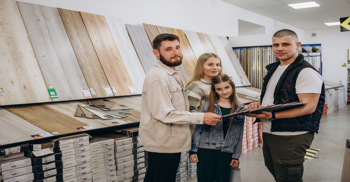 What is the 3/4/5 rule for tiling?